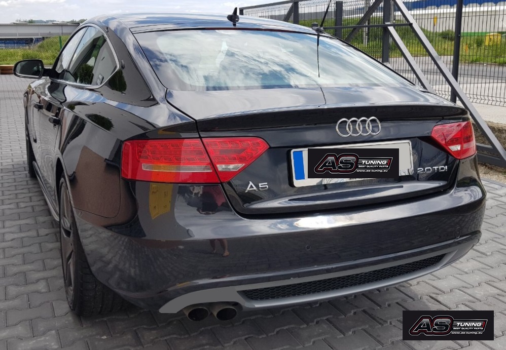 Heckdiffusor S-Line Look AUDI A5 8T 5-Türer Sportback Kleber Gitter Diffusor