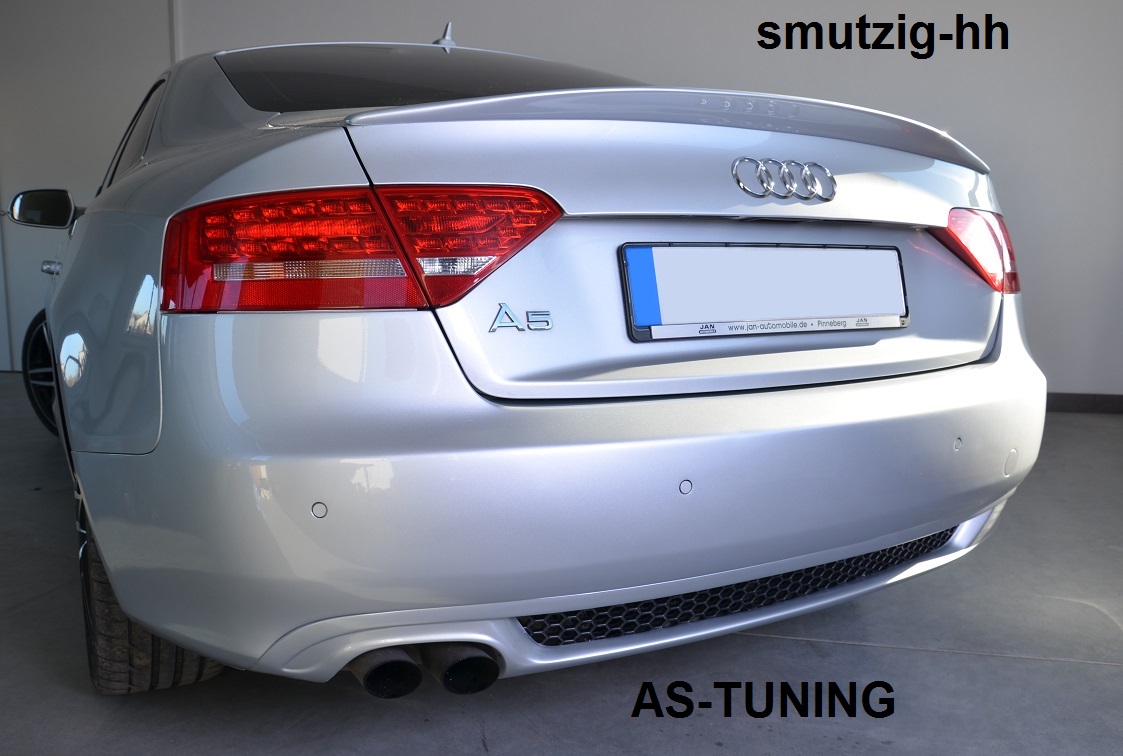 Heckdiffusor S-Line Look AUDI A5 8T 5-Türer Sportback Kleber Gitter Diffusor